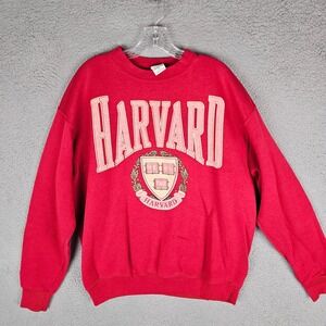 Galt Sand Sweatshirt Mens‎ XL Red Fleece Lined Harvard Crimson Crest University